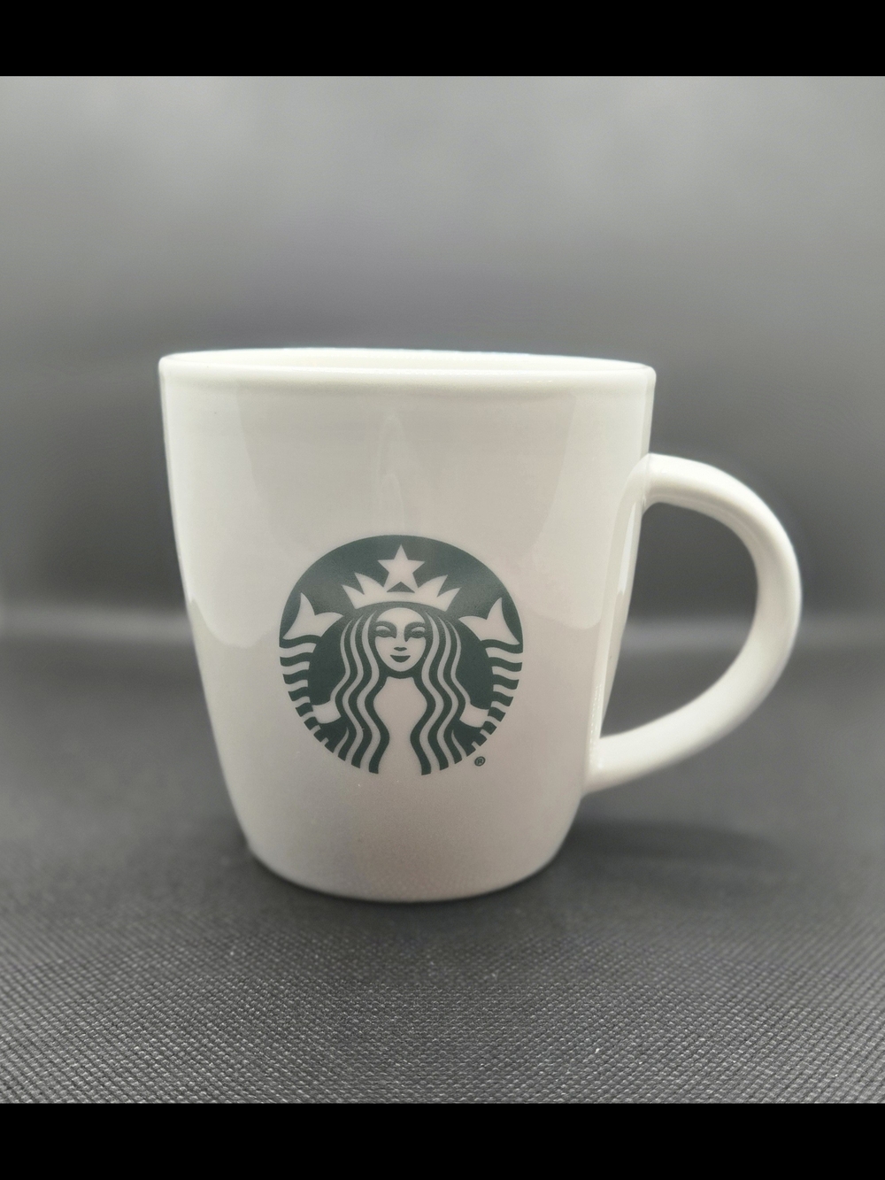 Starbucks White Ceramic Mug with Green Siren Logo